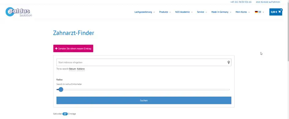 Wo finde ich den Zahnarzt Finder